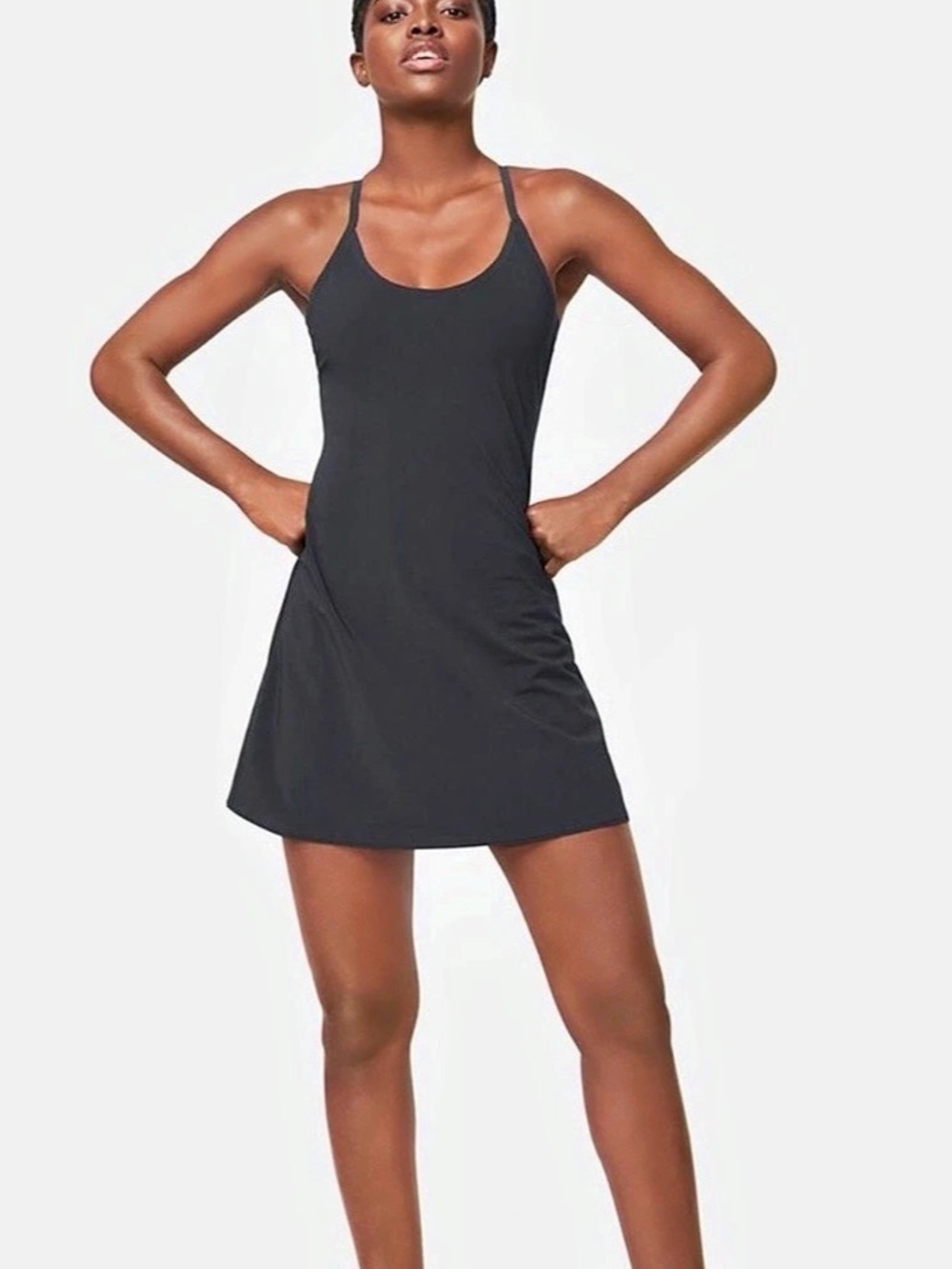 Outdoor Voices Exercise Dress Small Black Beauty NWT